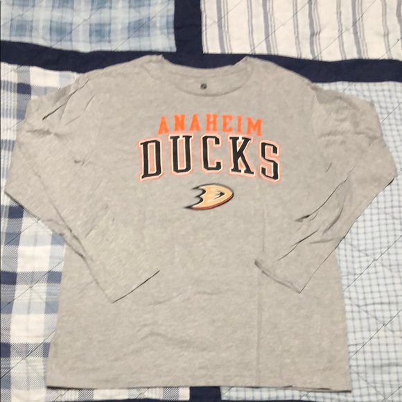 Fanatics Other - Anaheim Ducks Gray Long Sleeve Shirt